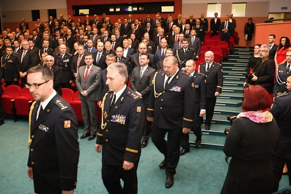 Generální ředitel HZS ČR poděkoval za dlouhodobé svědomité plnění úkolů a spolupráci