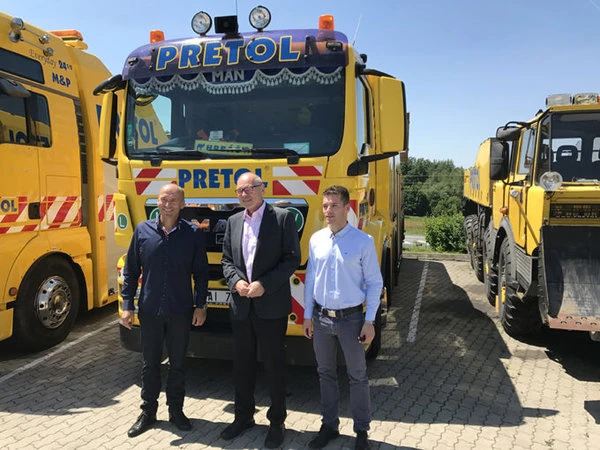 Setkání ministra financí Ivana Pilného s představiteli firmy PRETOL